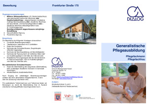 thumbnail of Flyer Generalistische Pflegeausbildung