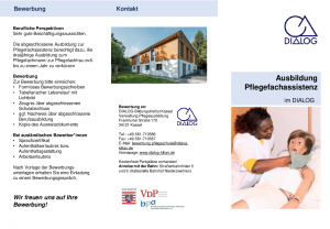 thumbnail of Flyer Pflegefachassistenz
